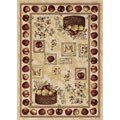 Avalon Power-woven Apple Rug (4'11 x 7')