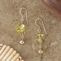 Lemon Quartz and Pearl Nugget Earrings (USA)