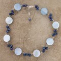 Shell Coin and Firecracker Pearl Necklace (USA)