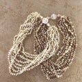 Multi-strand Button Shell Necklace (USA)