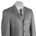 Claiborne Men's Black/ White Birdseye Silk Blazer