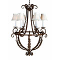 Betha 6-light Iron Chandelier