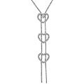 14k White Gold 3/5ct TDW Diamond Necklace (HIJ, I1-2)