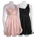 Sean John One-shoulder Silk Bubble Dress