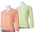 Claudia D Long-sleeve 6-button Cardigan