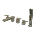 Executive Roman Satin Nickel Tub Filler