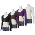 Bozzolo Junior's Long-sleeve Crop Cardigan