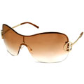 Giorgio Armani Women's Metal Shield Sunglasses