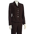 Larry Levine Women's Five-button 2-piece Pantsuit
