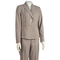 Larry Levine Women's Single-button 2-piece Pant Suit