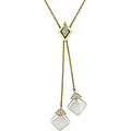 14k Gold FW Pearl 2/5ct TDW Diamond Necklace G-H-I, I1 (11-12mm)