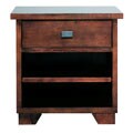 Canyon 1-drawer Ebony Nightstand