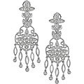 14k Gold 2/5ct TDW Diamond Chandelier Earrings