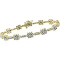 10k Yellow Gold 2ct TDW Diamond Bracelet