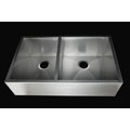 Stainless Steel 33-inch Farmhouse Double Bowl Sink