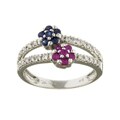 Encore by Le Vian 18k Gold Sapphire 1/5ct TDW Diamond Ring