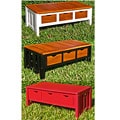 Acacia Three-drawer Storage Bench