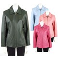 Liz Claiborne Women's Leather Scuba Jacket