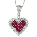 Encore by Le Vian 14k Gold Sapphire 1/3ct TDW Diamond Necklace