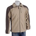 Bass Pro Men's Full Zip Polar Fleece with Nylon Accents