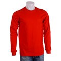 Woodlake Men's Red Long-sleeve Pocket Tee Shirt