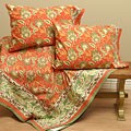Hand Block Printed Queen Duvet Cover Set (India)