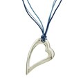 Sterling Silver Floating Heart Necklace