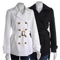London Fog Short Double-breasted Trench Coat