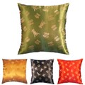 Chinese Prosperity & Long Life Silky Pillow Cover