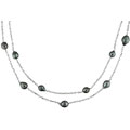 14k Gold Cultured Tahitian Pearl Necklace (9-10mm)