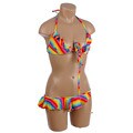 Salinas Rainbow Wrap Bikini