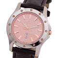 August Steiner Men's Rose Gold Day/ Date Watch