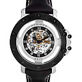 Akribos Men's XXIV 'Area 52' Automatic Black Watch