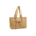Aspects Camel Woven Leather Tote