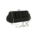 Aspects Black Bow Clutch with Chain Strap