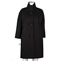 Balenciaga Black Wool Overcoat