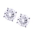 14k White Gold 2ct Moissanite Stud Earrings