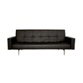 Aragorn Black Convertible Sofa/ Bed