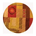 Hand-tufted Rodeo Drive Forbes Rug (7'9 Round)