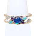 Amethyst Dichroic Turquoise Bracelet (Indonesia)