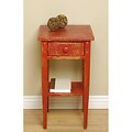 Decorative Red End Table (USA)