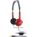 JVC HAL50VR Red In-line Volume Control Headphones
