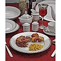 Lorenzo Ricamo 49-piece Ceramic Dinnerware Set (Service for 8)