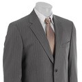 Joseph Abboud Men's Grey Multistripe Wool Suit