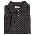 Ron Chereskin Men's Charcoal Jacquard Polo