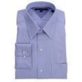 Tommy Hilfiger Men's Blue Micro Stripe Dress Shirt