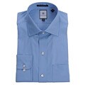 Tommy Hilfiger Men's Blue Spread Collar Dress Shirt