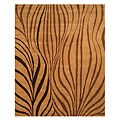 Hand-tufted Wool Beige Tanjir Rug (7'9 x 9'9)