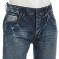 575 Men's Dark Low-rise Semi-bootcut Denim Jeans