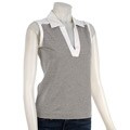 Verdina Women's Sleeveless Color Block Polo Shirt